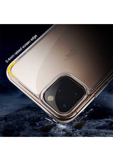 Benks Apple Uyumlu iPhone 11 Pro Kılıf Benks Magic Crystal Clear Glass Kapak ZORE-218167