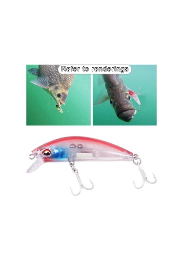 Homyl Balıkçılık Lures Yüzey Mücadelesi Kırmızı-sırt