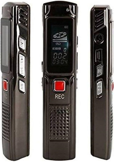 Kingboss HS-26 8 GB Dijital Ses Kayıt Cihazı Siyah