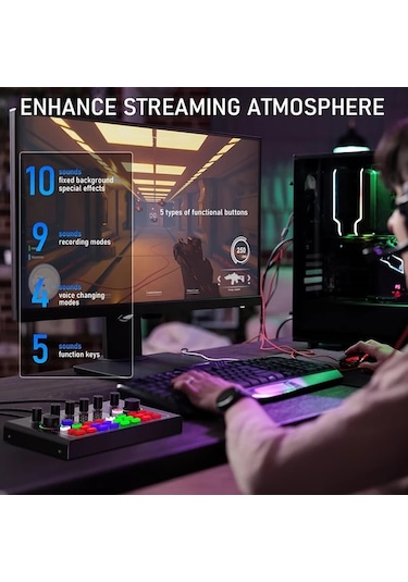 Motion003 F009 Podcast Ekipman Seti Dj Karıştırıcı Ve Ses Arayüzü Stüdyo Mikrofonu Pc A