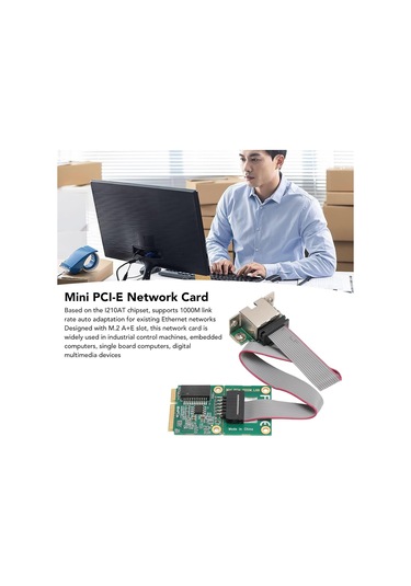 1000m Rj45 Adaptörü, Pcıe Ağ Kartı, M.2 A Ve E Yuvası İle Mini Pcıe Ağ Denetleyici Kartı, 10 Freebsd, 8, Mini Pcı E Ağ Kartı İçin