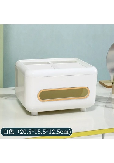 Açık Yeşil Doku Kutusu Peçete Tutucu Uzaktan Kumanda Depolama Masa Düzenleyici Ofis Çok Fonksiyonlu Çeşitli Eşyalar Ontainer Depolama Ev