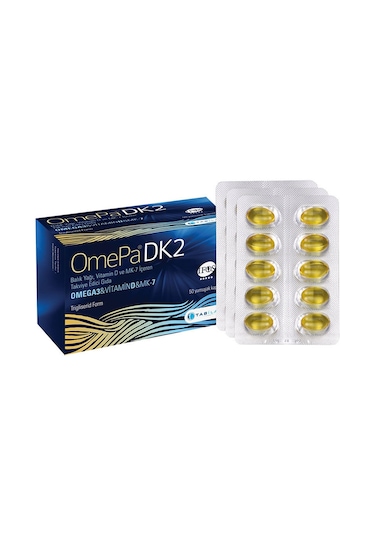 Omepa Dk2 Omega 3 & Vitamin D & Menaq7 50 Yumuşak   Kapsül
