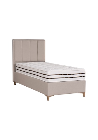 Kilim Mobilya Comfort Lüks Sleepy Baza, Başlık Ve Yatak Seti 090x190 Bej