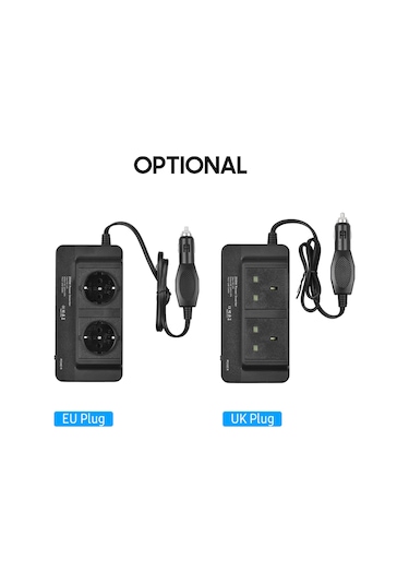 Maiyame 200w Araç Çevirici 12v-220v Çift Ac Priz 4 Usb Güvenli Koruma Portatif Şarj Cihazı Telefon Laptop Lamba Fanlar İ