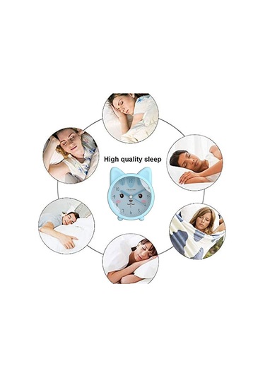 Sevimli Köpek Veya Kedi Tasarımlı Sessiz Çocuk Saati B Diğer