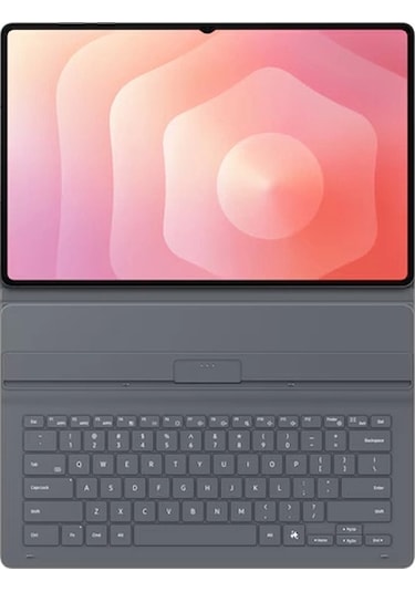 Samsung Uyumlu Galaxy Tab S11 Ultra İnce Klavyeli Kılıf Siyah Klasik