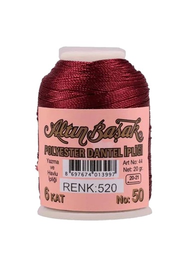 3 Adet Altınbaşak Oya Ve Dantel İpi 20 Gr - Royaleks - No: Beyaz