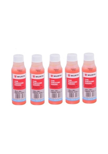 Würth Konsantre Cam Temizleme Sabunu 32 Ml 5 Adet Sabun