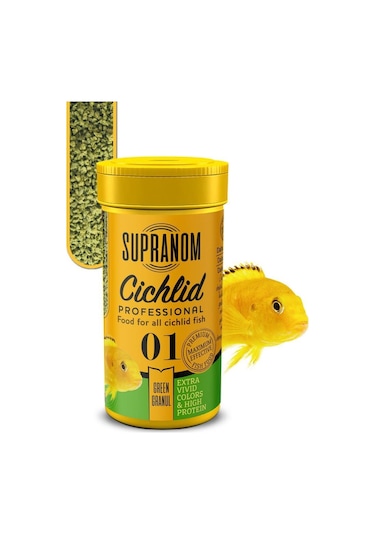 Supranom Cichlid Balık Yemi Geen Ganul 100Ml 01