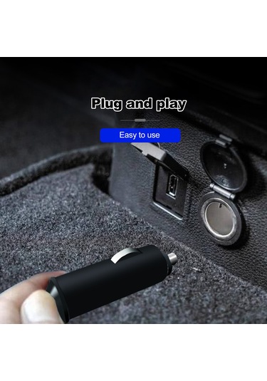 Moveevo 12v Siyah Araç Isıtıcı: Cam Buz/buğusu Temizleyici, 360 Emici Cupajlı, Hızlı Isıtma/soğutma, Taşınabilir, 9023a Modeli