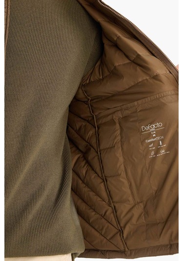 Defacto Su İtici Kaz Tüyü Slim Fit Dar Kesim Dik Yaka İç Cep Detaylı Fermuarlı Cepli Mont G2850ax25wnkh154 Haki-kh154 Defacto Su İtici Kaz Tüyü Slim Fit Dar Kesim Dik Yaka İç Cep Detaylı Fermuarlı Cepli Mont G2850ax25wnkh154 Haki-kh154