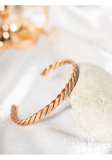 Bakır Concept Rose Mat Bakır Bileklik Çok Renkli