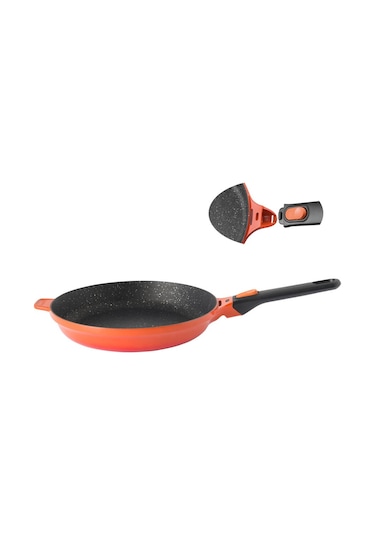 Berghoff Gem Stay Cool Soft Orange Saplı Tava 28 Cm