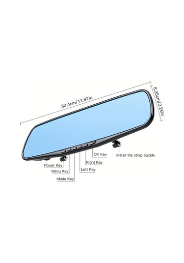 Pazly Dual Kayıt 64gb 1080p Hd Dash Cam, Gece Görüşü, Park Modülü