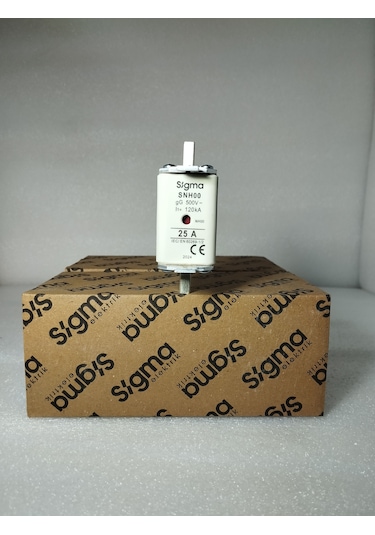 Snh00ı0025 120ka 25a Nh00 Çift Göstergeli Bıçaklı Sigorta