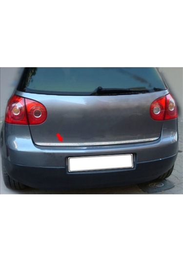 Woc Chrome Vw Golf 5 Krom Bagaj Alt Çıta 2004-2009 Paslanmaz  Çeli