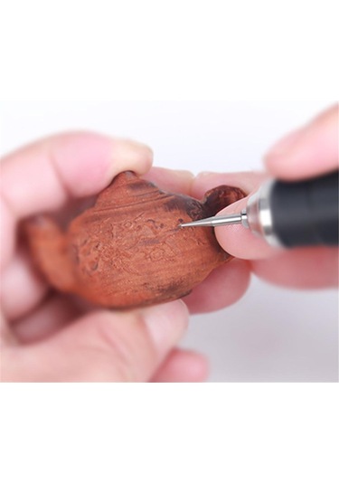 Sones 2.35mm Saplı Tungsten Çelik Gravür Kesici Elektrikli İçi Boş Yeni Diş Açma Makinesi Zeytin Çekirdeği Oyma Kesici, Boyut: 1.0mm