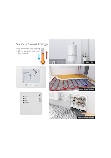 AS-882K Wifi TAŞINABİLİR KABLOSUZ AKILLI KOMBİ KONTROL TERMOSTATI