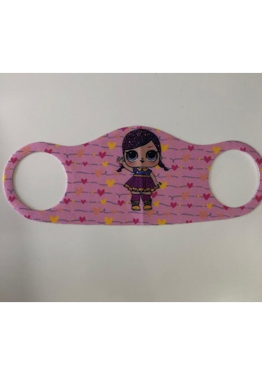 Accu-Chek Karışık Baskılı Kız Çocuk Maskesi 5 Adet Çok Renkli