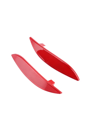 Yaozixa Renault Megane Mk3 2008-2013 Arka Tampon Reflektör Lambası, Kaliteli Abs Malzeme, 3804-3805 Oe Numralı, Kolay Kurulum, Dayanıklı, 1 Çift