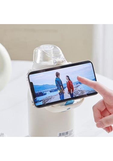 Shotay Çelik Termos Matara Phone Holder 1000ml Somon