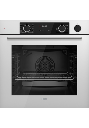 Ferre Fryart Sc Serisi XE64CB-SC406-D087  Wok'lu Beyaz 3'lü Ankastre Set