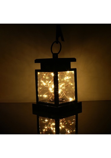 Kangvka Güneş Enerjili Duvar Lambası - Vintage Stilde Aydınlatma Ve Dekorasyon, Otomatik Işık Sensörlü, Dış Mekan Uygun, Yıldız Desenli Işıma Sıcak Beyaz