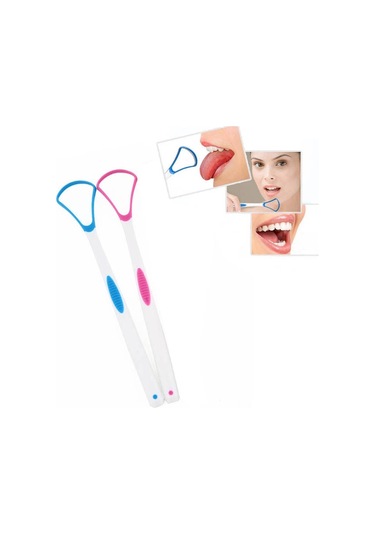 10 Pcs Dil Kaplama Temizleme Kazıyıcı Ağız Kokusunu Gidermek İçin Dil Fırçası Rastgele Renk Teslimatı
