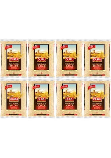 Duru İnce Pilavlık Bulgur 8 x 1 KG