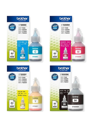 BT5000 T220/T420W/T520 4 Adet 1 Takım Brother Mürekkep