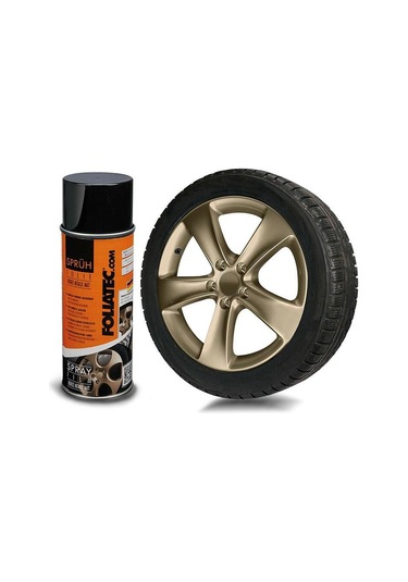 Foliatec Jant Metal Sprey Folyo Yüzey Kaplama Seti 2x400ml. Metalik Bronz Mat