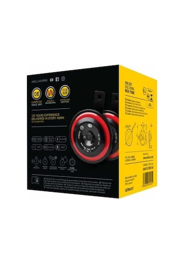 Düsük/yüksek Ton Korna 12v 335-400hz 115 Dba 3am012588-341
