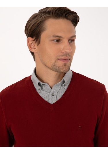 Pierre Cardin Erkek Kiremit Kazak /triko 50314190-vr031 Kiremit