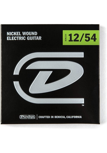 Jim Dunlop Den1254 Nickel Wound Heavy Elektro Gitar Teli 12-54
