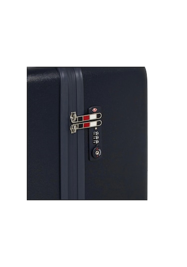 Tommy Hilfiger Logolu Unisex Mavi Valiz Mavi