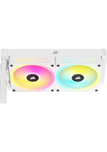 Corsair İcue Lınk H100i Rgb Cw-9061005-ww 240mm Beyaz İşlemci Sıvı Soğutucu