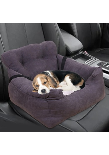 Homyl Köpek Araba Koltuğu Yatak Kitty Kitten Küçük Koyu-gri