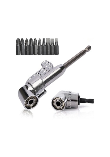 5297 1/4'' Bits Uç ve Köşe Vidalama Adaptörü Seti - 12 Parça