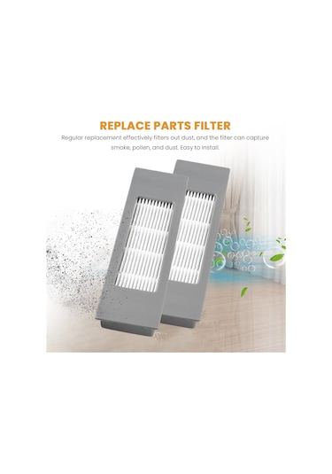 Leasetake Ecovacs Deebot Ozmo 920/950/t5/t8/t8 Aıvı/n8 Pro+ Robot Süpürge Hepa Filtre Fırçaları İçin Yedek Parçalar