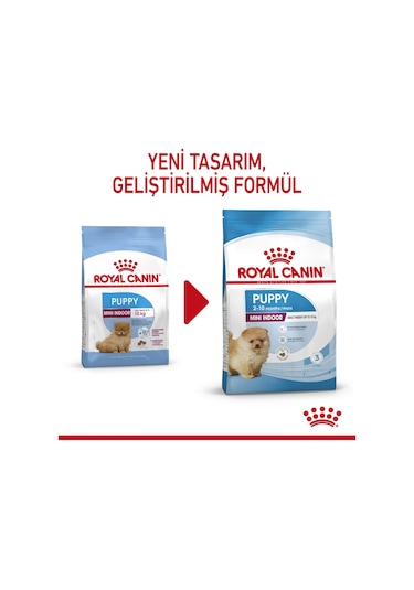 Royal Canin Puppy Mini Indoor Tavuklu Köpek Maması 1500 G