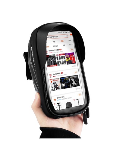 Wheel Up 028 Bisiklet Çantası Su Geçirmez Eyer Çantası Dokunmatik Ekran 6.5 "Telefon Kılıfı Kılıfı Çok Renkli