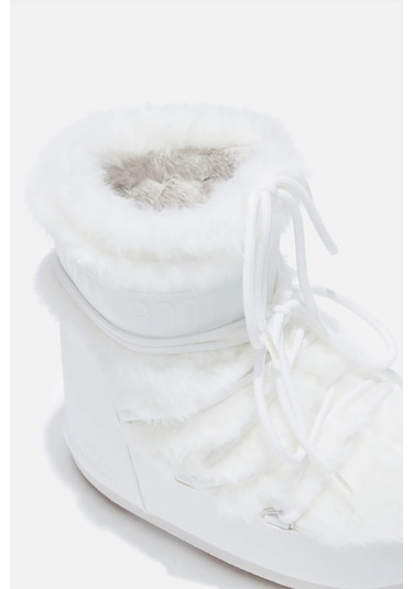 Moon Boot Icon Low Faux Fur Optical Kadın Bot 80d1409390 Beyaz