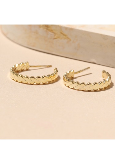 Halka Küpe 718894 Gold