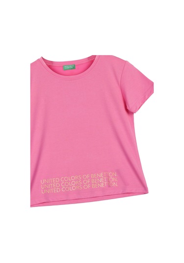 United Colors Of Benetton Kız Çocuk Tshirt Bnt-g21286 001