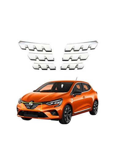 Renault Clio 5 Full Krom Seti 25 Parça 2019 Ve Üzeri Paslanmaz Çelik