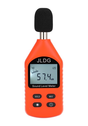 Singree Jd-118 Dijital Gürültü Ölçer, 30-130db Hassas Oran, Lcd Ekran, Taşınabilir Çevre Testeri Pil Hariç