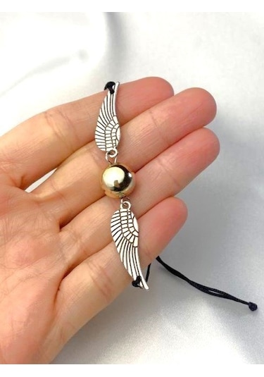 Quidditch Topu Golden Snitch Gümüş Harry Potter Bileklik Ayarlana Renkli
