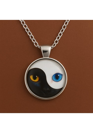 İkili Ürün Fırsatı Nazar Göz Ve Ying Yang Kolye