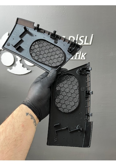 Transporter T5 2003-2015 Hoparlör Kapağı Sağ Sol Set 3d Baskı Siyah 1 Set